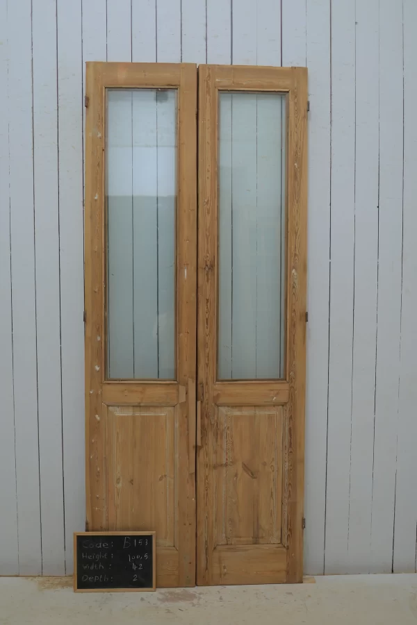 Antique French Glass door - lot B153 - Image 6
