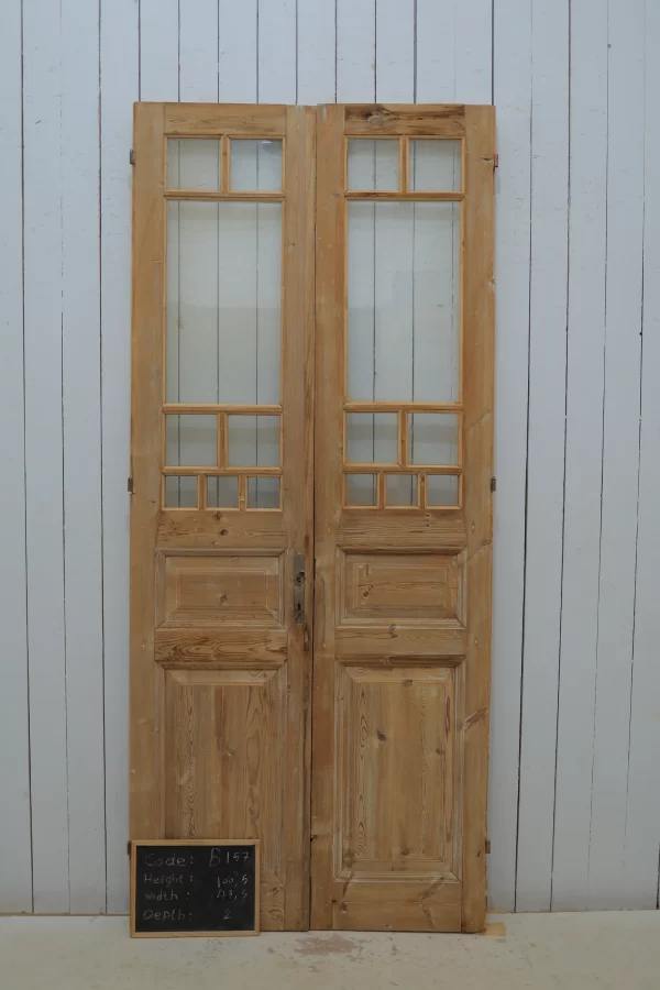 Antique French Glass door - lot B157 - Image 5