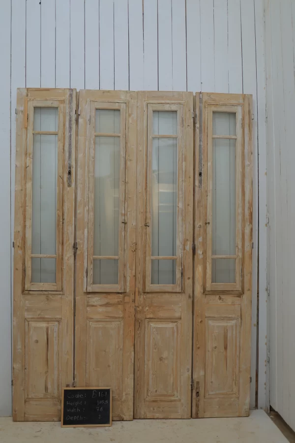 Antique French Glass door - lot B168 - Image 5