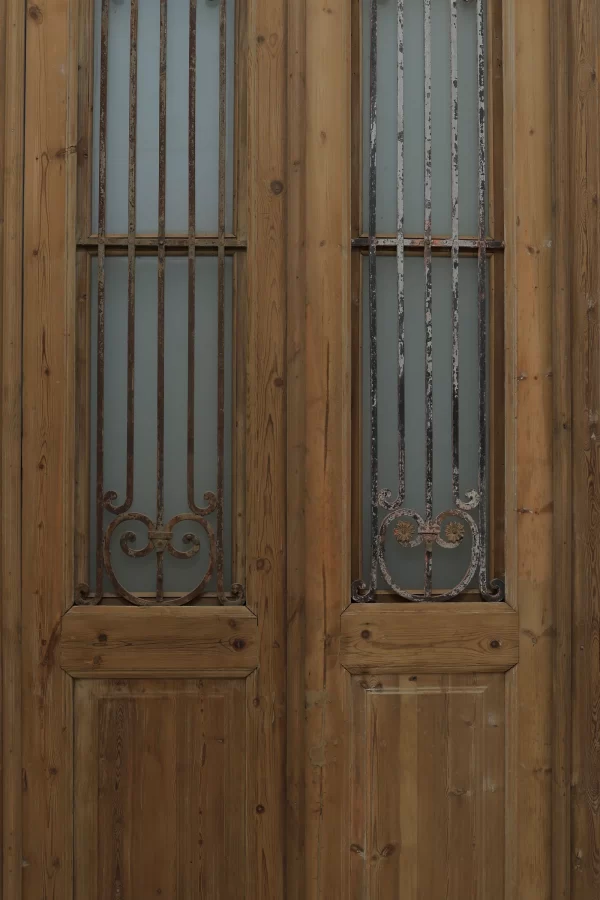 Antique French door Iron - lot B171 - Image 3