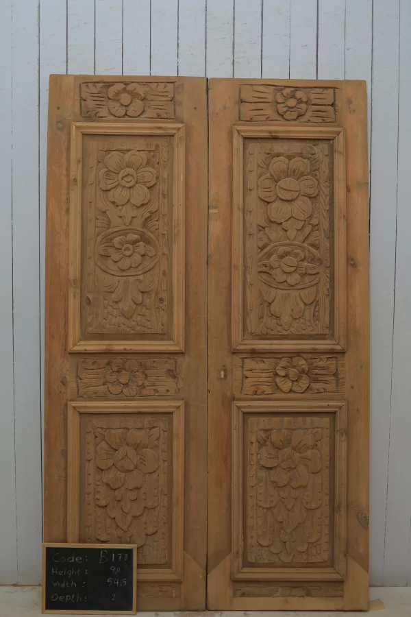 Antique French Carved door - lot B178