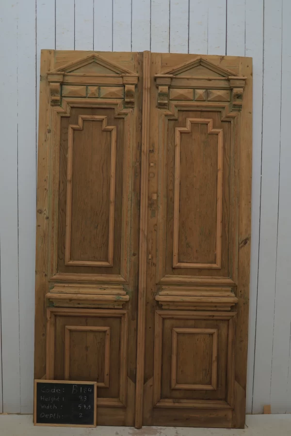 Antique French panel door - lot B184
