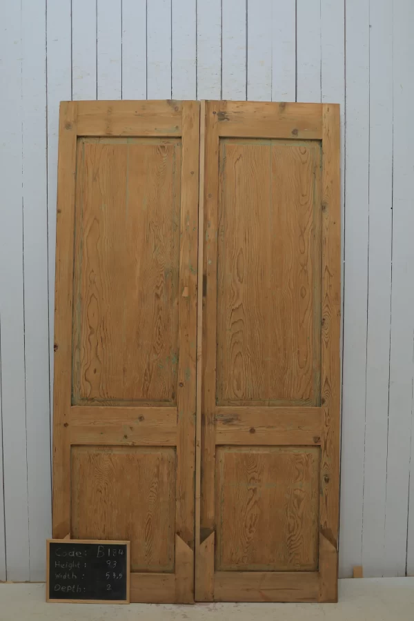 Antique French panel door - lot B184 - Image 3
