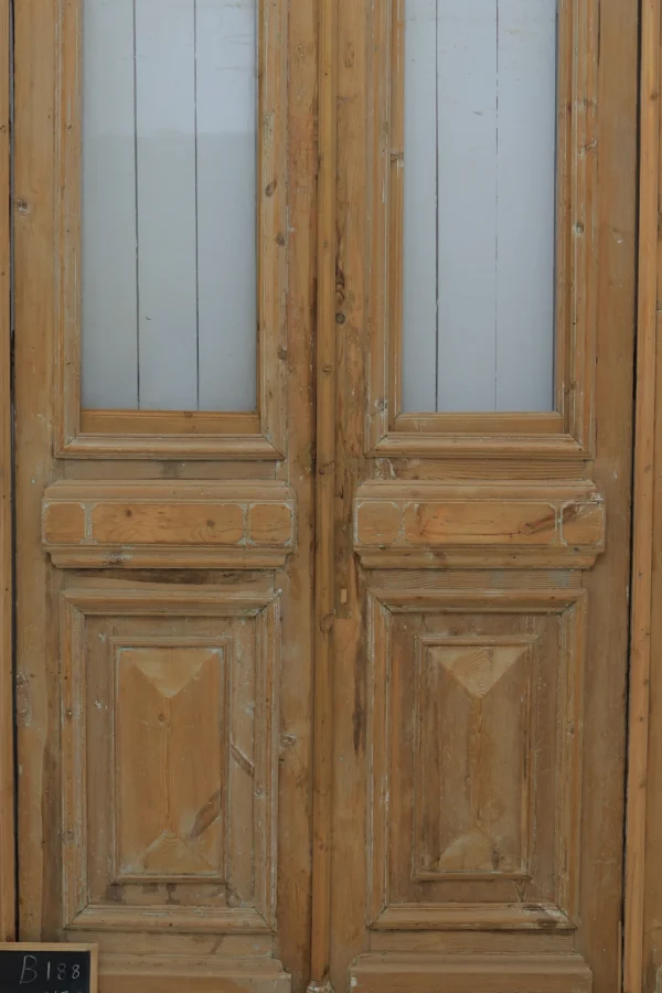 Antique French Glass door - lot B188 - Image 3