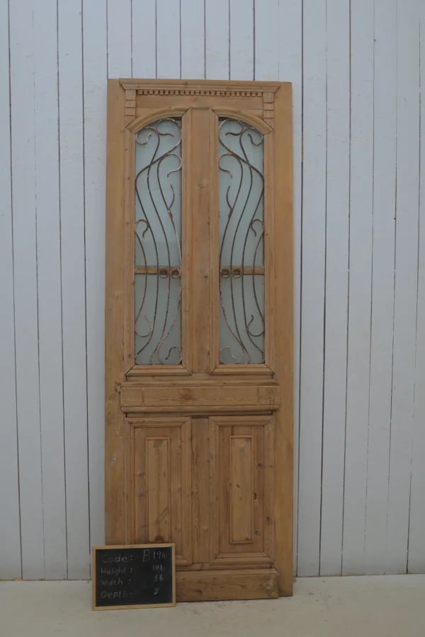 Antique French door Iron - lot B198