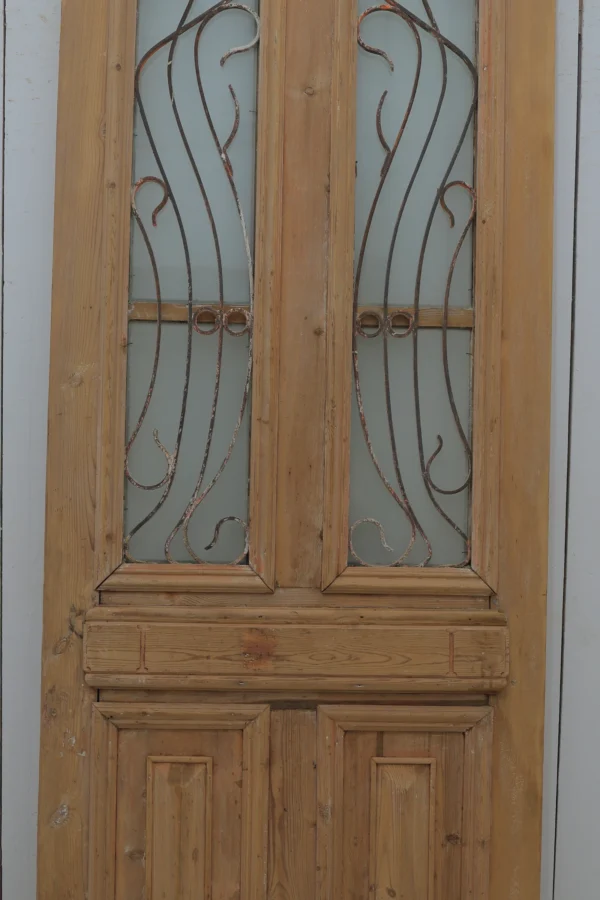 Antique French door Iron - lot B196 - Image 3