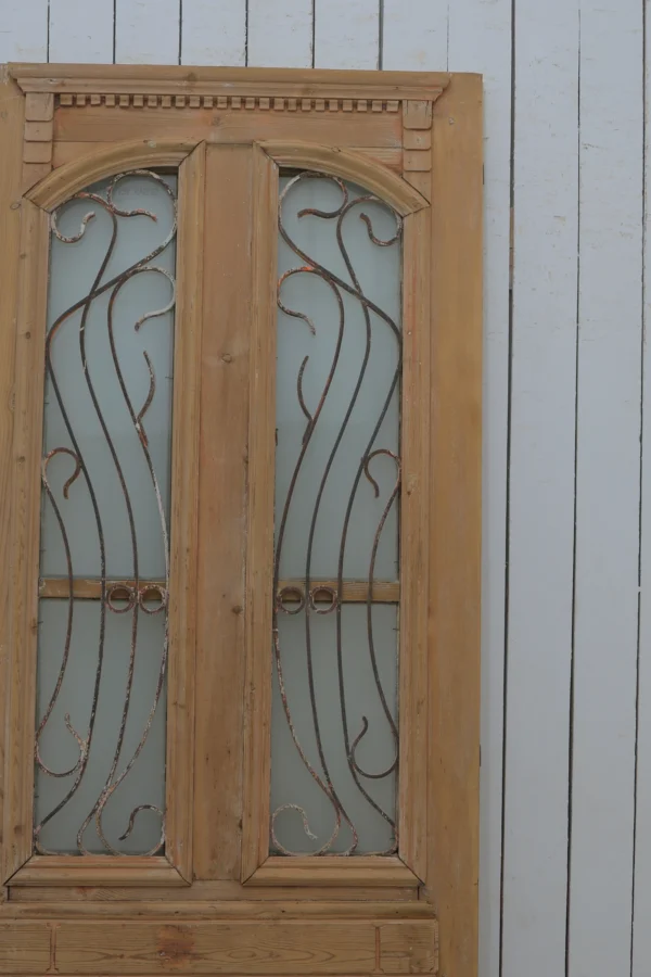 Antique French door Iron - lot B198 - Image 4