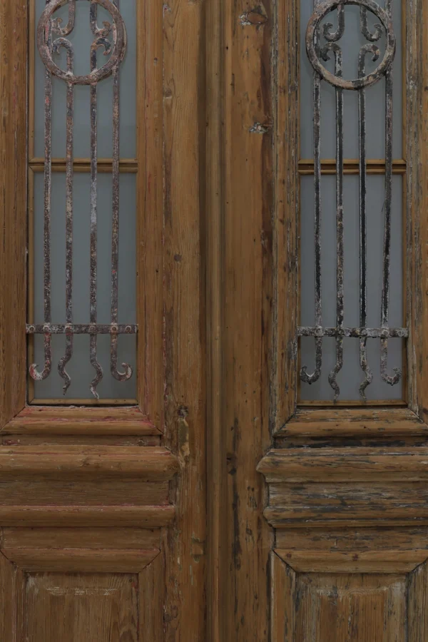 Antique French door Iron - lot B205 - Image 3