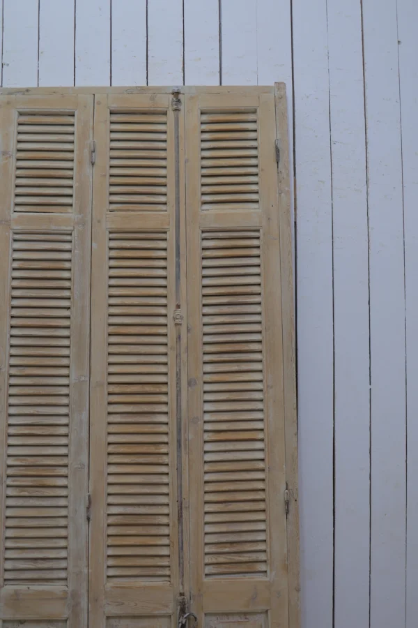 Antique French shutter box - lot B207 - Image 4
