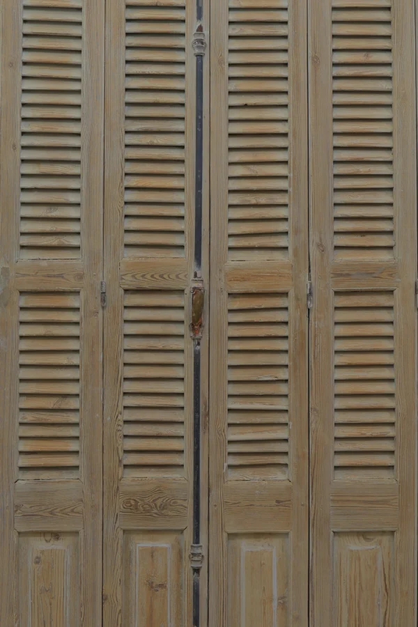 Antique French shutter box - lot B209 - Image 3
