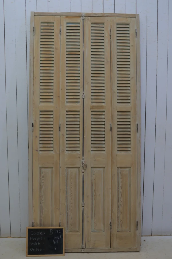 Antique French shutter box - lot B212