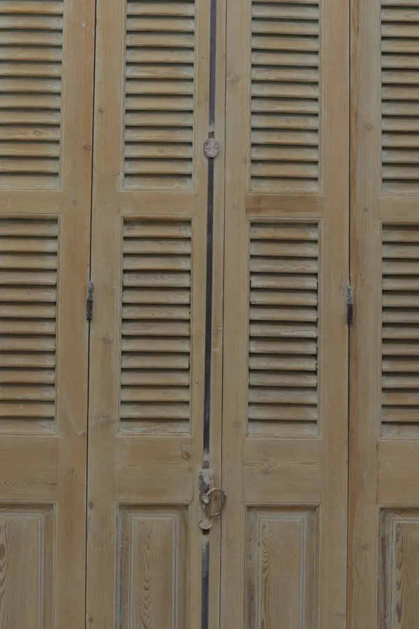 Antique French shutter box - lot B212 - Image 3