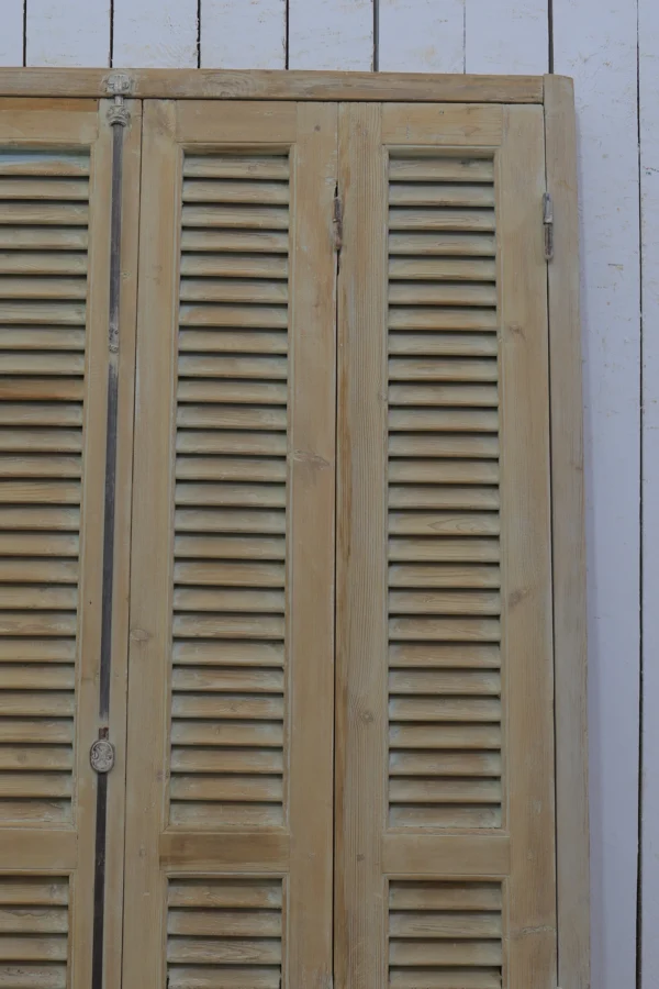 Antique French shutter box - lot B212 - Image 4