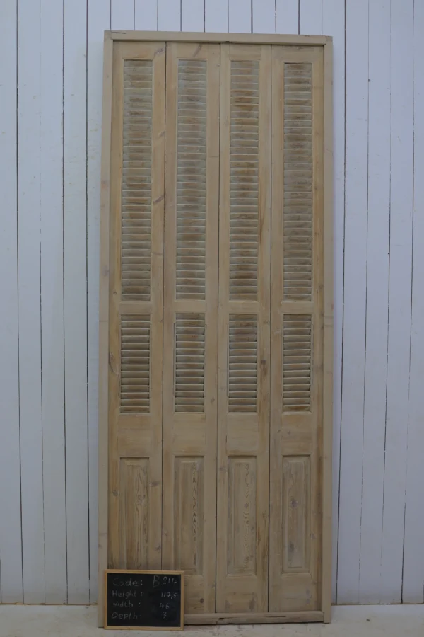 Antique French shutter box - lot B214
