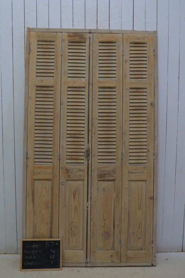 Antique French shutter box - lot B215 - Image 4