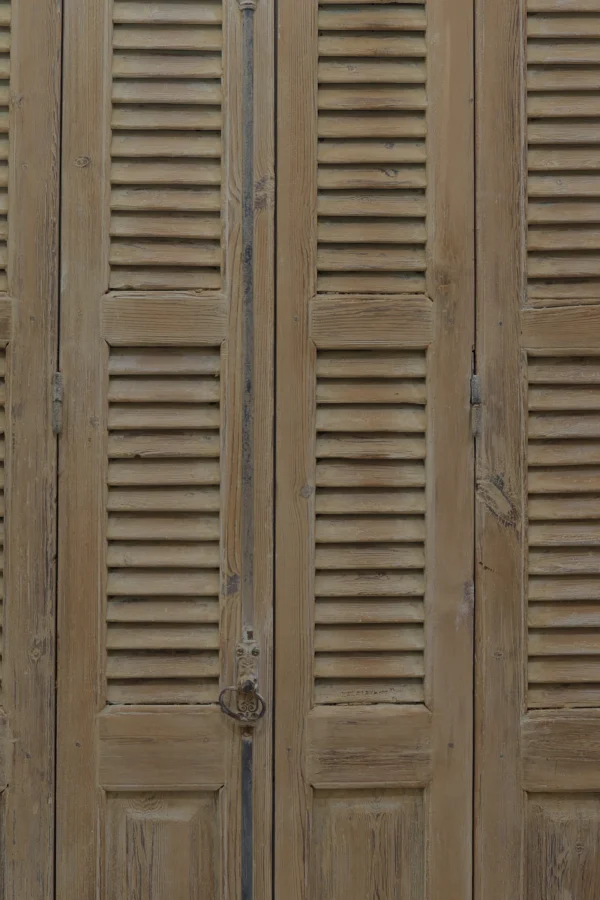 Antique French shutter box - lot B221 - Image 3