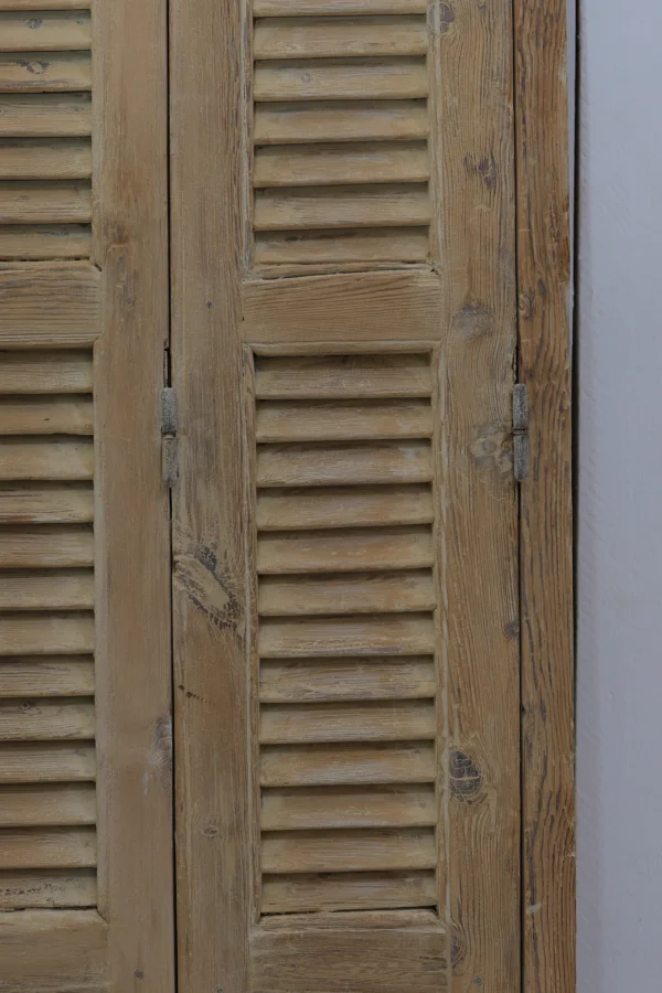 Antique French shutter box - lot B221 - Image 4