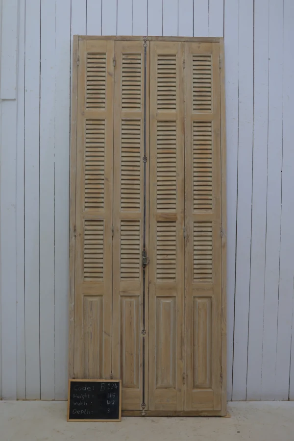 Antique French shutter box - lot B225