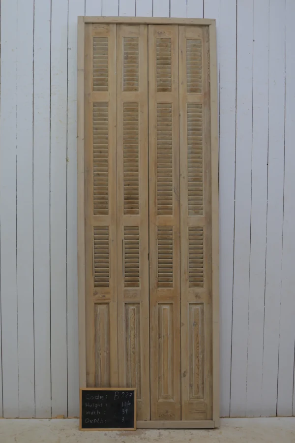 Antique French shutter box - lot B227 - Image 6