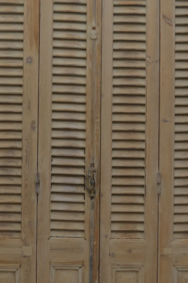 Antique French shutter box - lot B237 - Image 3