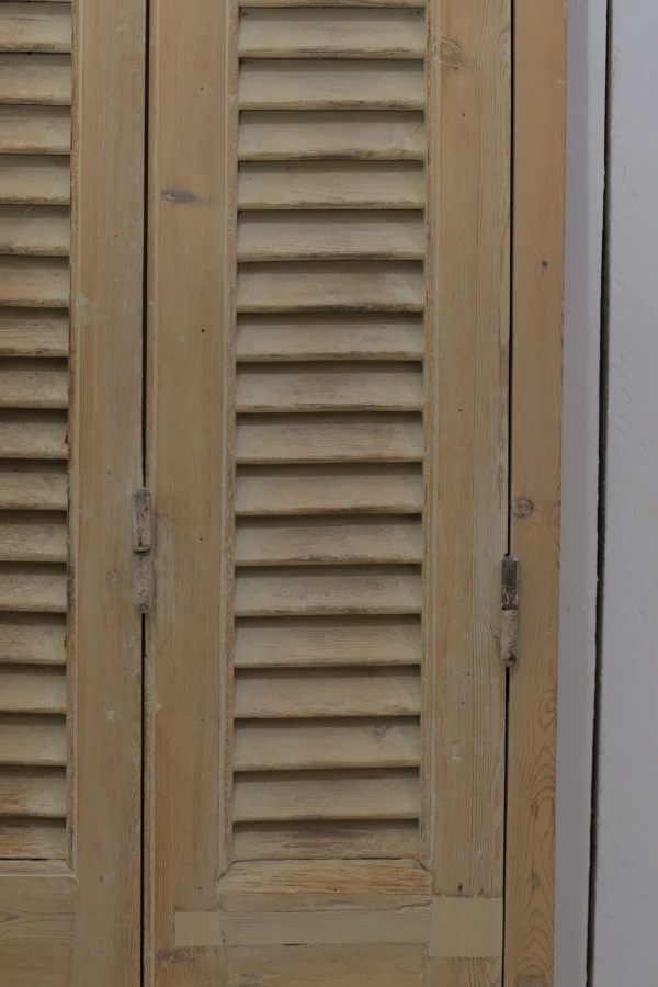 Antique French shutter box - lot B237 - Image 4