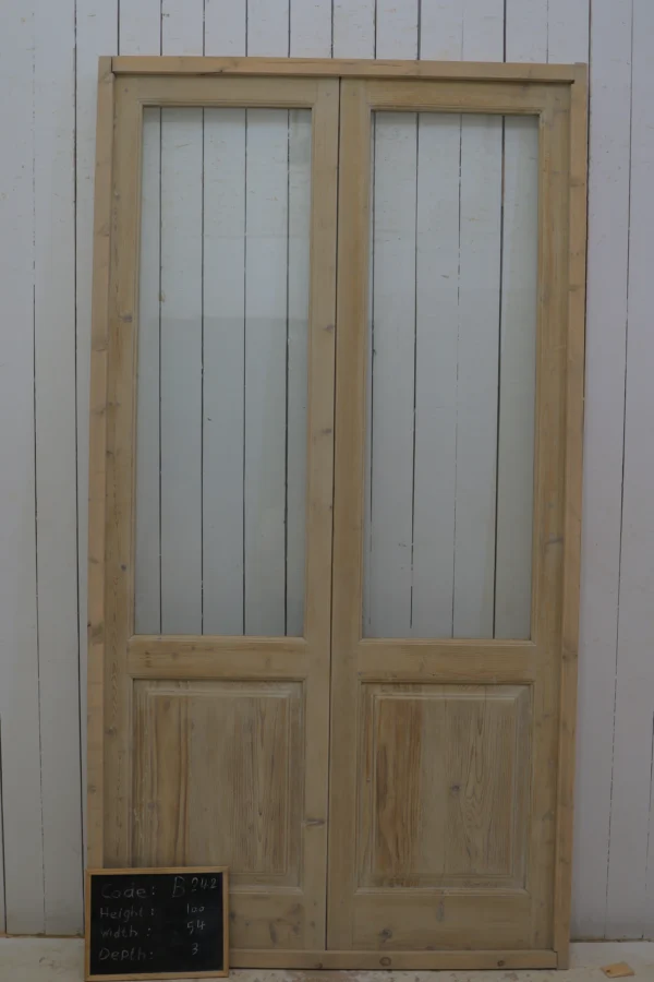 Antique French Glass door - lot B242