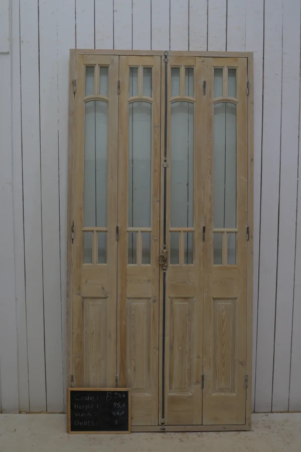 Antique French Glass door - lot B246