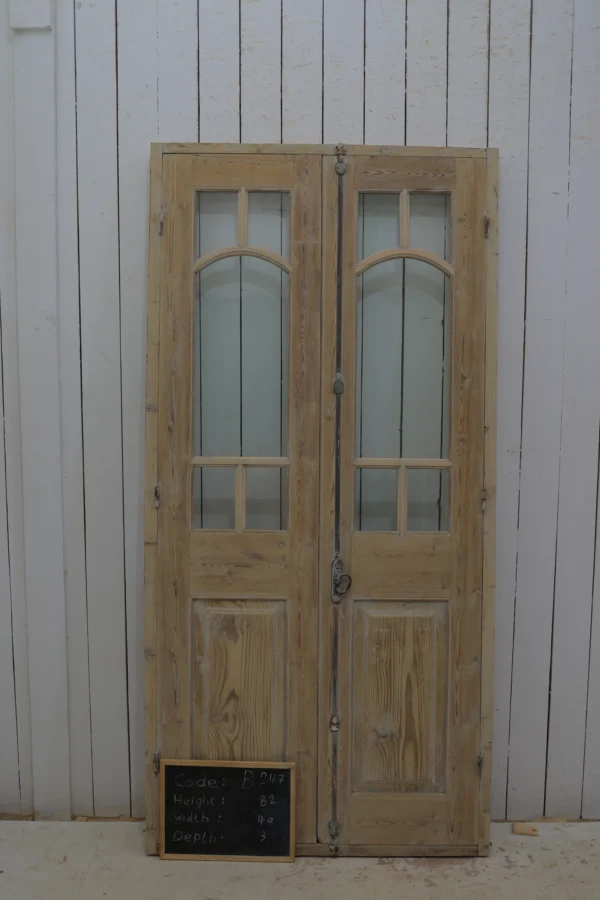 Antique French Glass door - lot B247 - Image 2