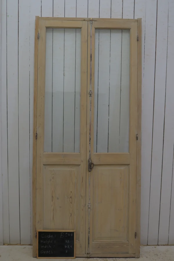 Antique French Glass door - lot B248 - Image 2