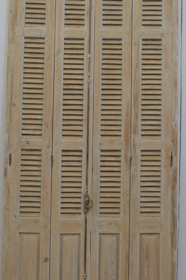 Antique French shutter box - lot B309 - Image 3