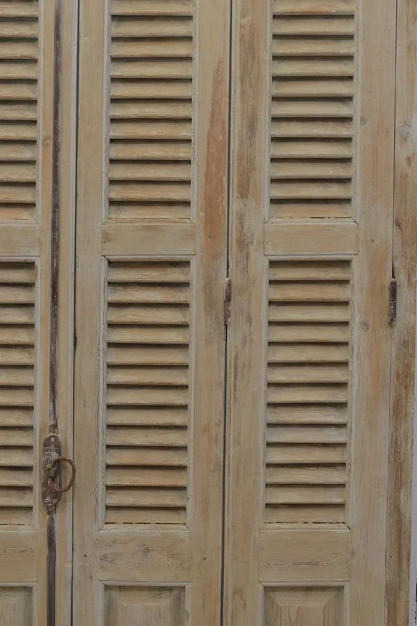 Antique French shutter box - lot B309 - Image 4
