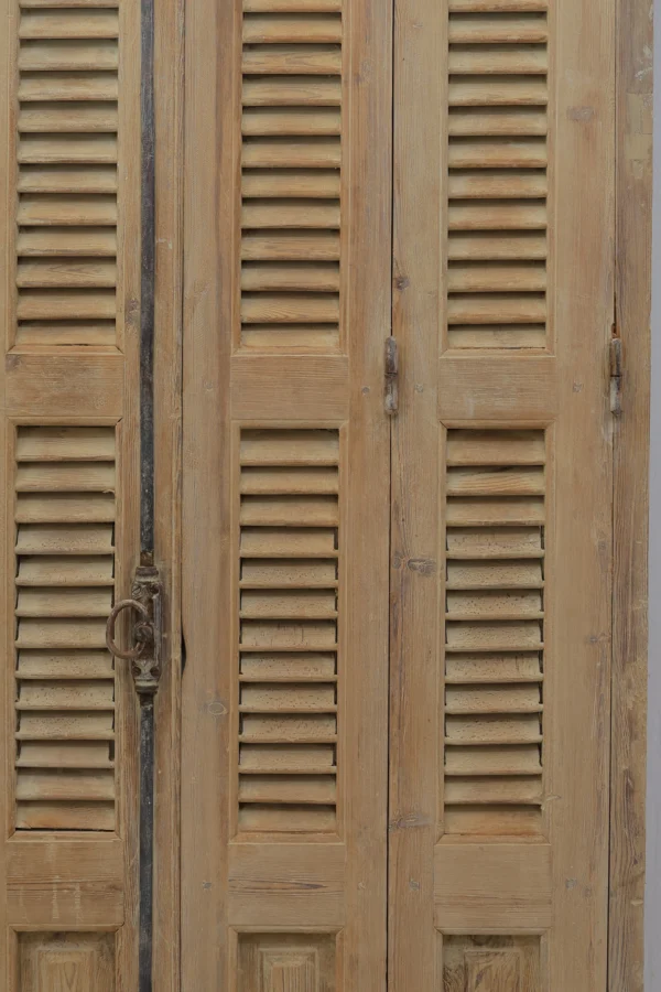 Antique French shutter box - lot B316 - Image 4