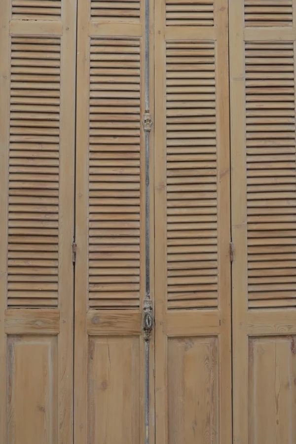 Antique French shutter box - lot B324 - Image 3