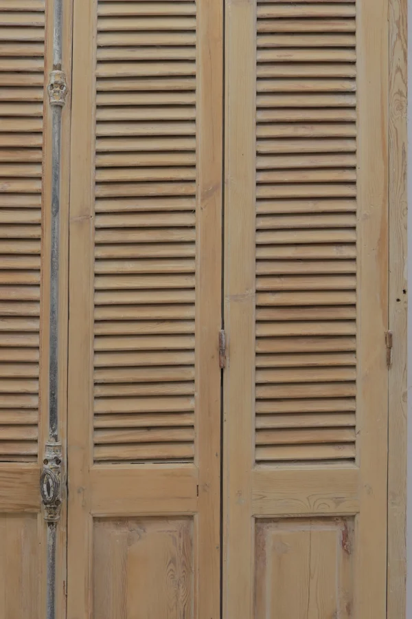 Antique French shutter box - lot B324 - Image 4