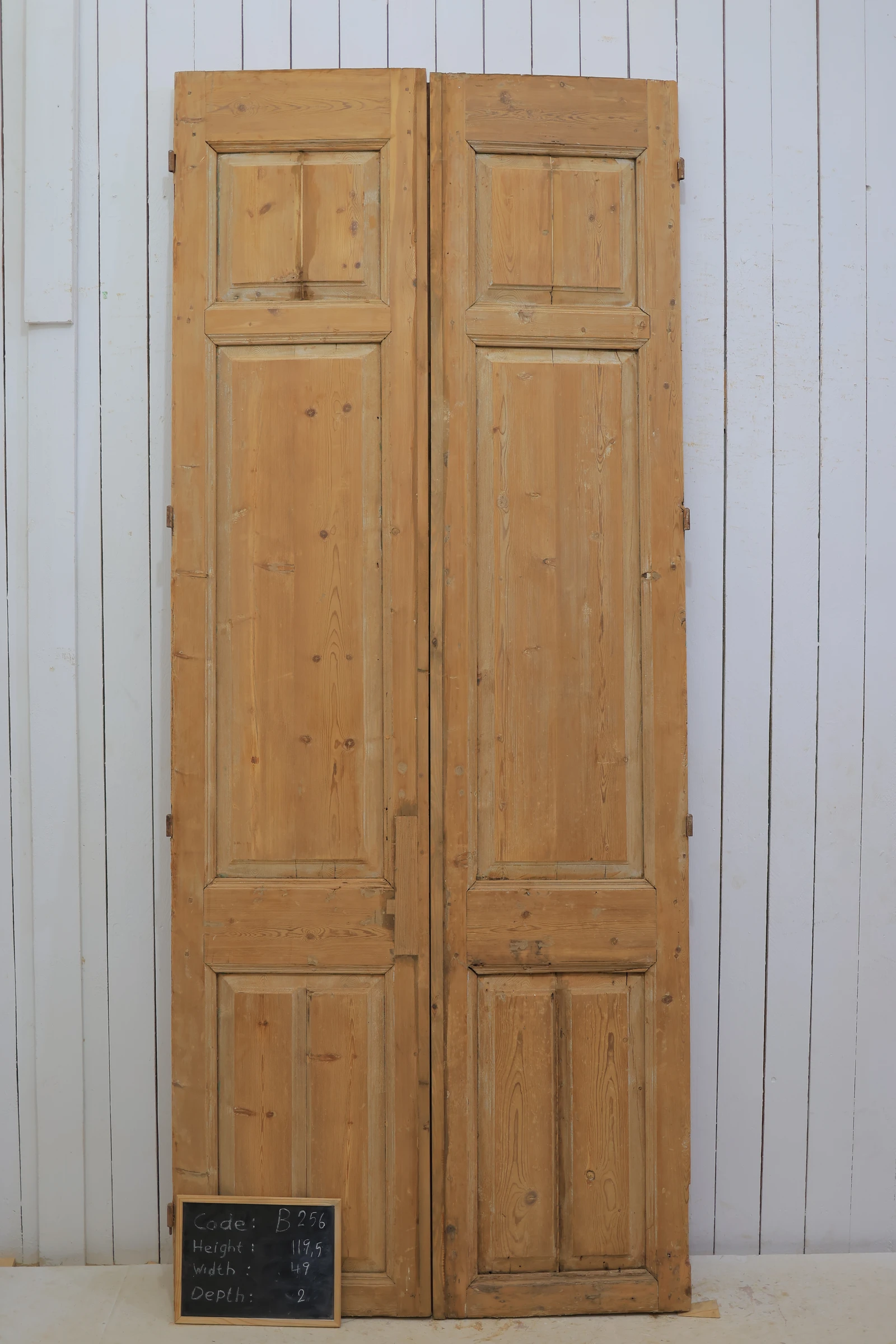 Antique French panel door - lot B256 - Image 6