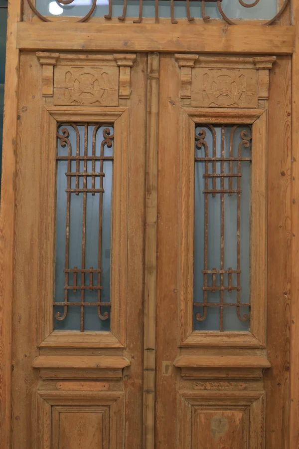 Antique French door Iron - lot B257 - Image 3