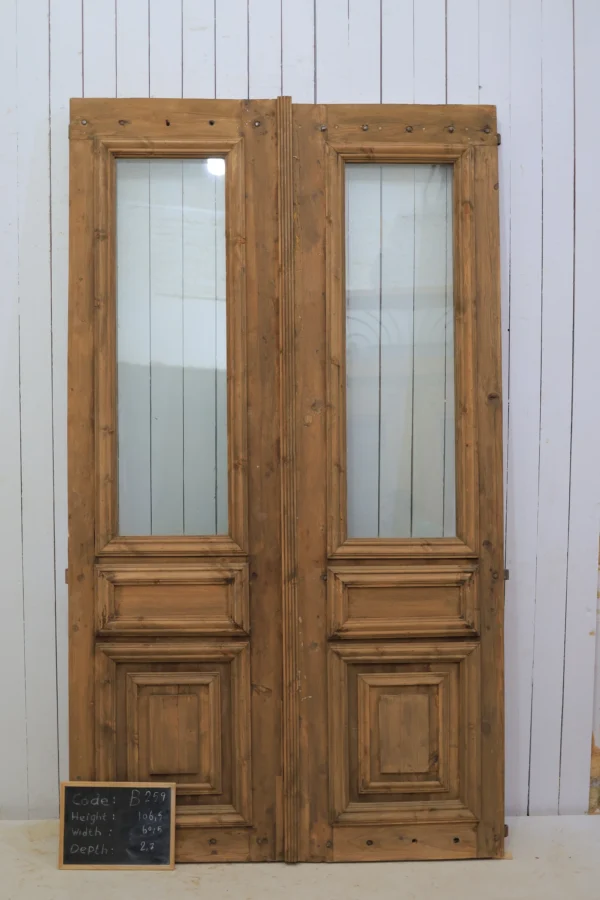 Antique French Glass door - lot B259