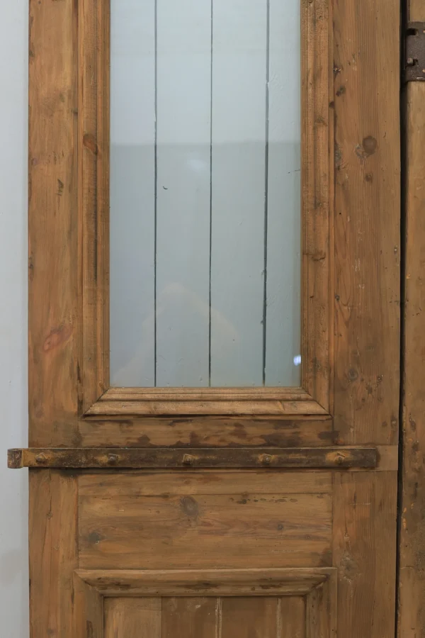 Antique French Glass door - lot B259 - Image 5