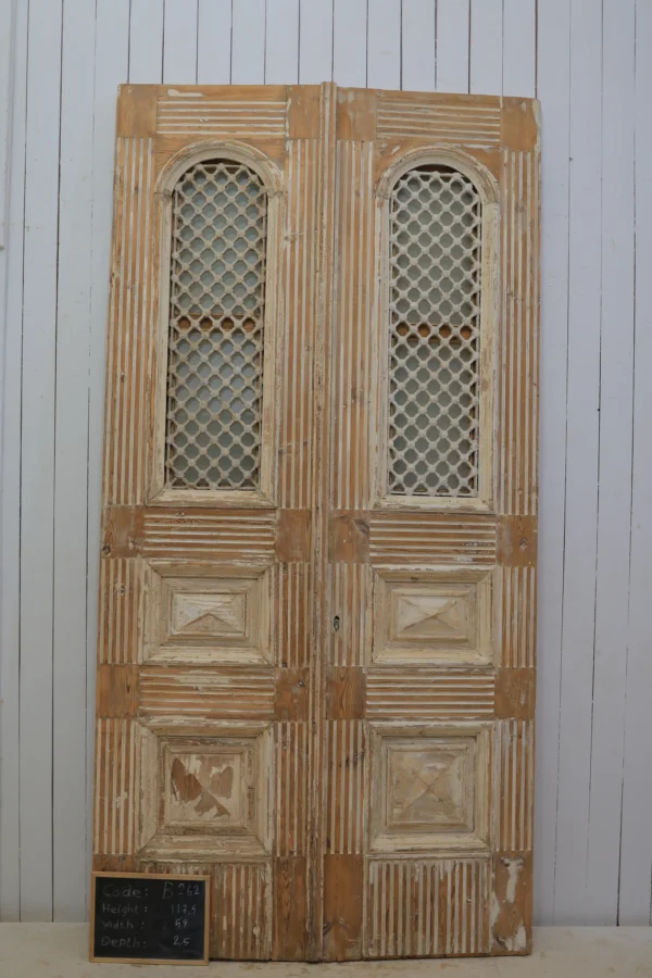 Antique French door Iron - lot B262