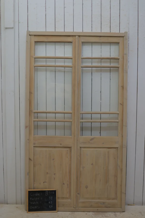 Antique French Glass door - lot B333 - Image 6