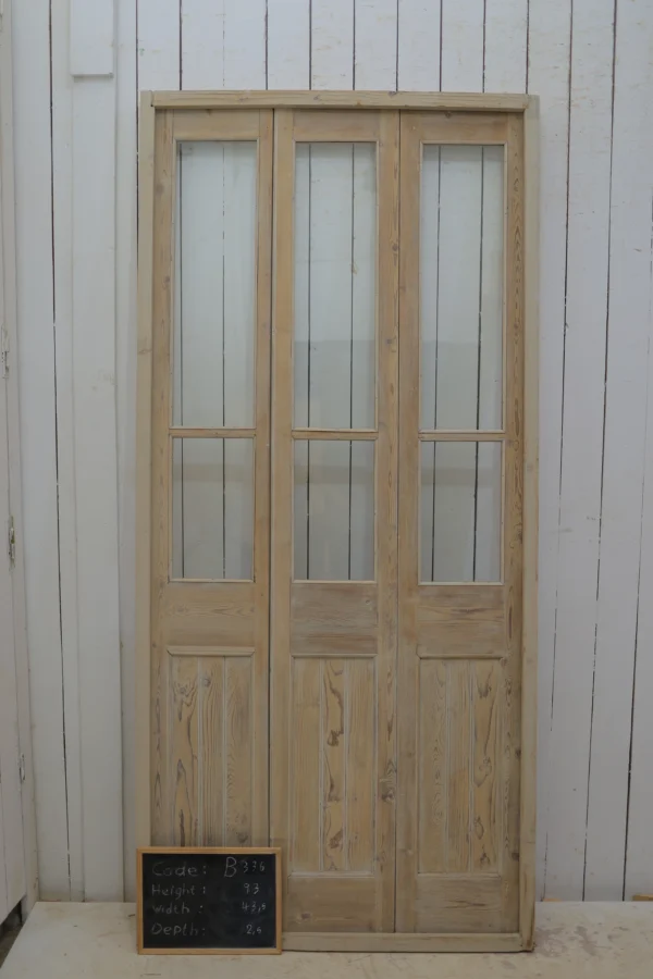 Antique French Glass door - lot B336 - Image 6