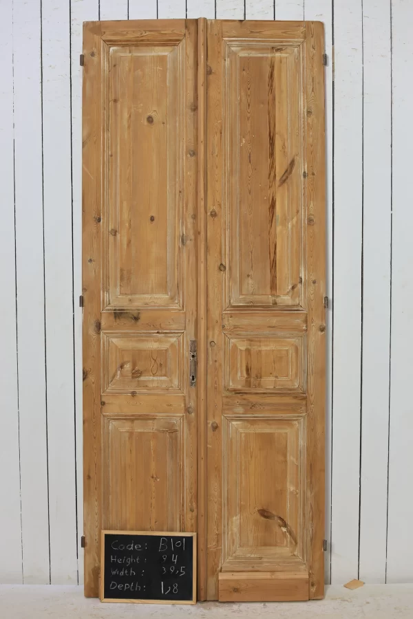 Antique French panel door - lot B101 - Image 5