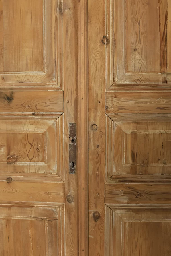 Antique French panel door - lot B101 - Image 6