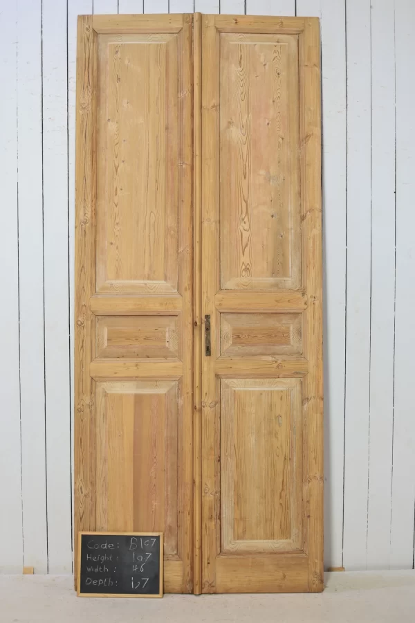 Antique French panel door - lot B107