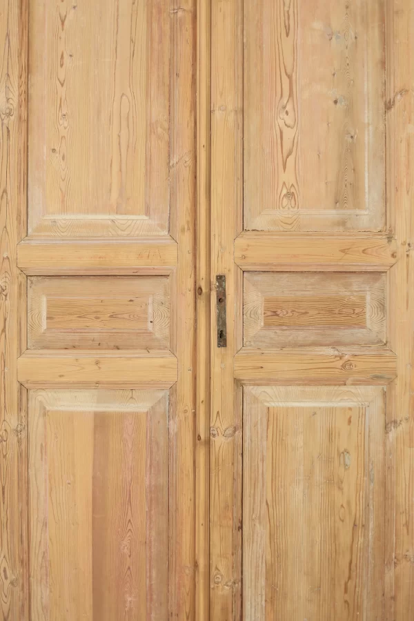 Antique French panel door - lot B107 - Image 3