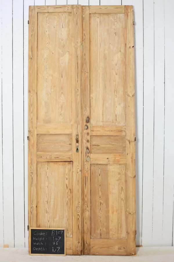 Antique French panel door - lot B107 - Image 5