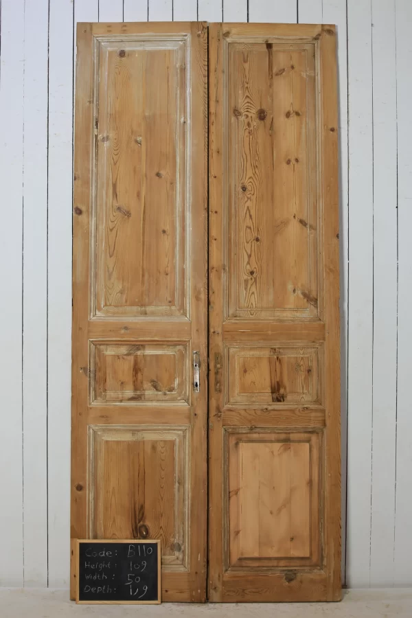 Antique French panel door - lot B110 - Image 3