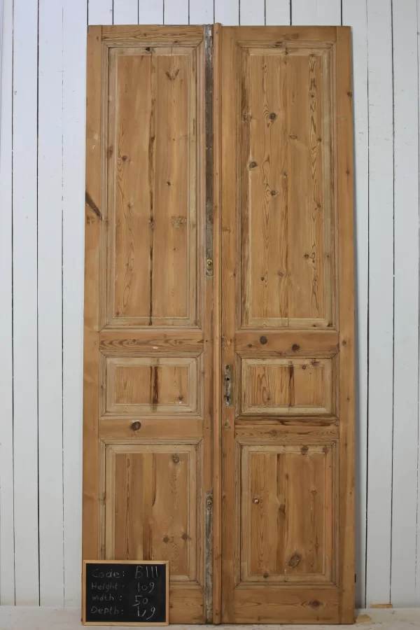 Antique French panel door - lot B111