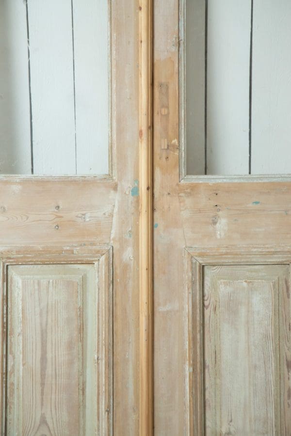 Antique French Doors with Glass (Set) - Lot 165 - Image 2