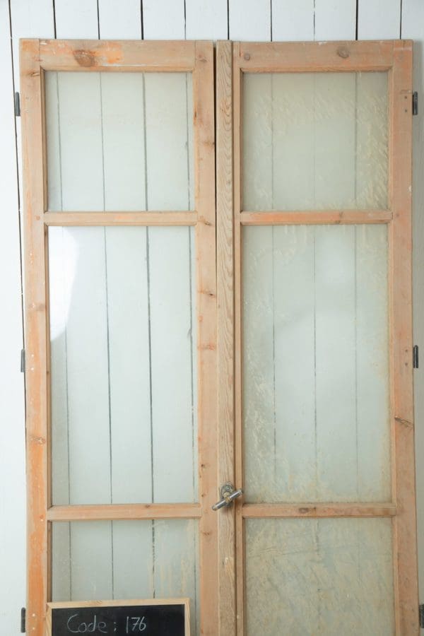 Antique French Doors with Glass (Set) - Lot 176 - Image 2